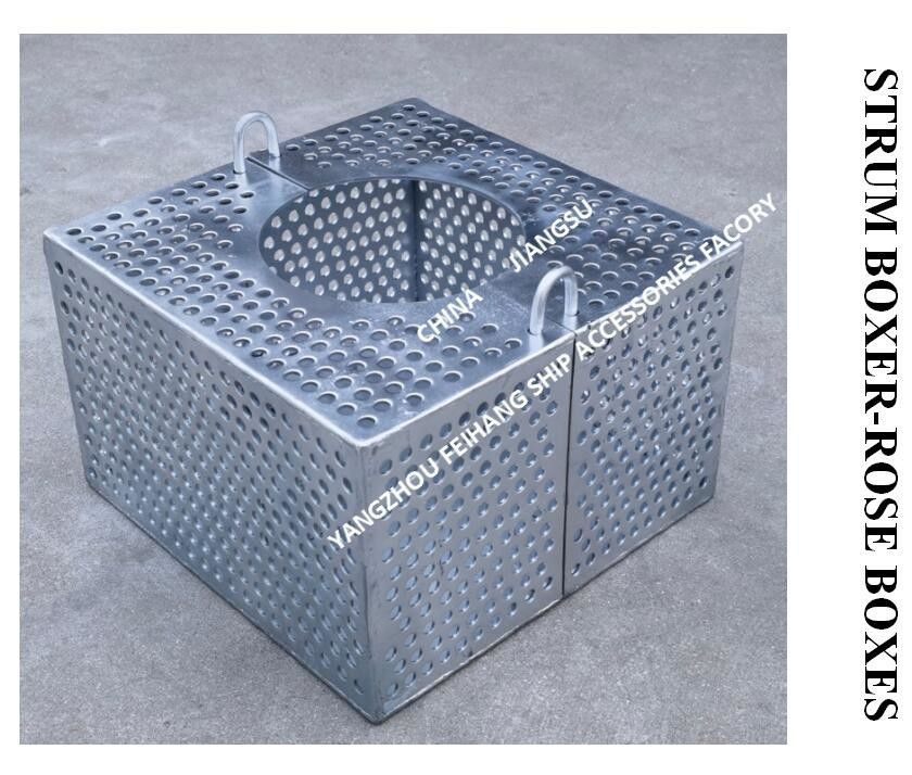 Filtro di acciaio galvanizzato Rose Box per linea di sosta FH-100A JIS F7206 Mesh-10mm