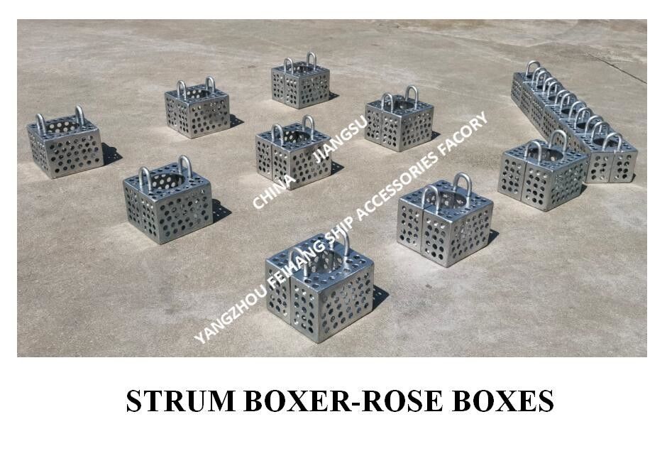 Filtro di acciaio galvanizzato Rose Box per linea di sosta FH-100A JIS F7206 Mesh-10mm