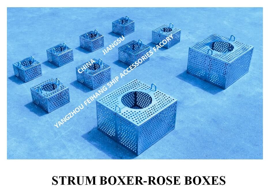 Filtro di acciaio galvanizzato Rose Box per linea di sosta FH-100A JIS F7206 Mesh-10mm