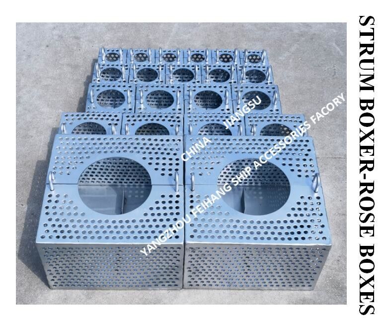 Filtro di acciaio galvanizzato Rose Box per linea di sosta FH-100A JIS F7206 Mesh-10mm