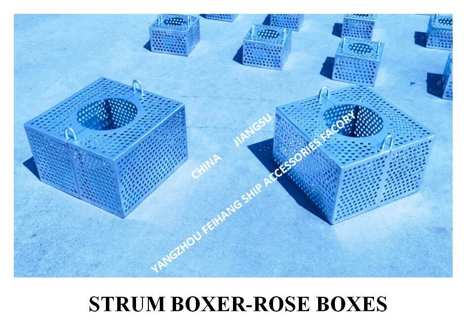 Filtro di acciaio galvanizzato Rose Box per linea di sosta FH-100A JIS F7206 Mesh-10mm