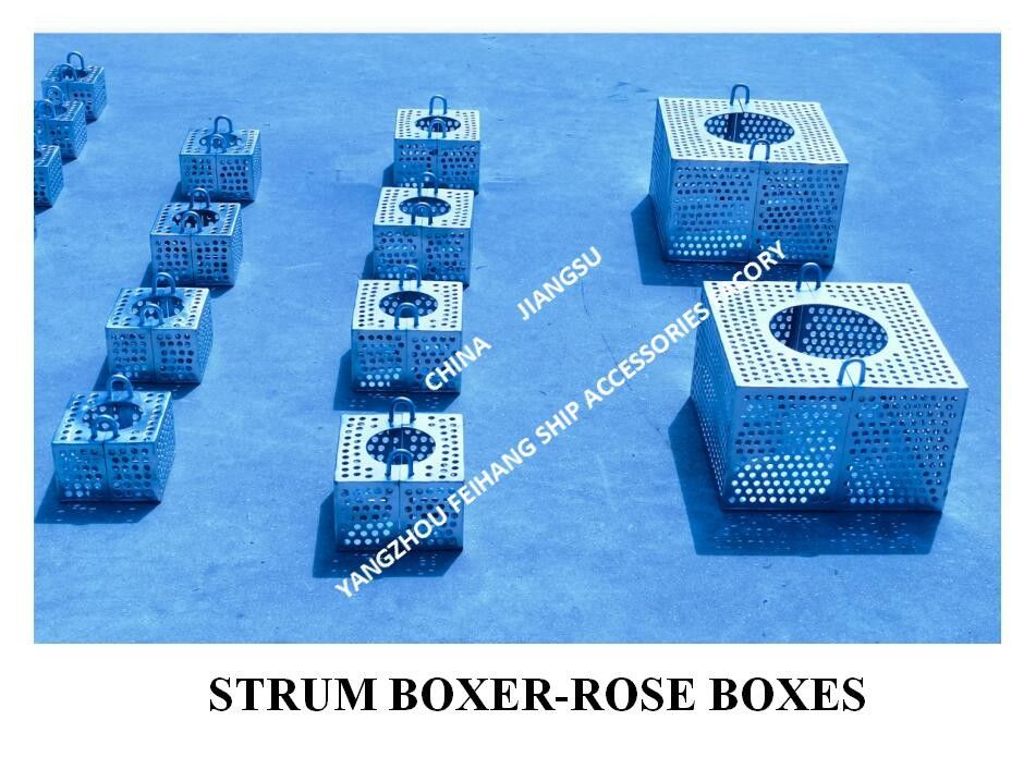 Filtro di acciaio galvanizzato Rose Box per linea di sosta FH-100A JIS F7206 Mesh-10mm