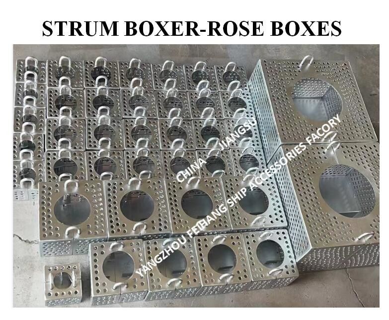 Filtro di acciaio galvanizzato Rose Box per linea di sosta FH-100A JIS F7206 Mesh-10mm