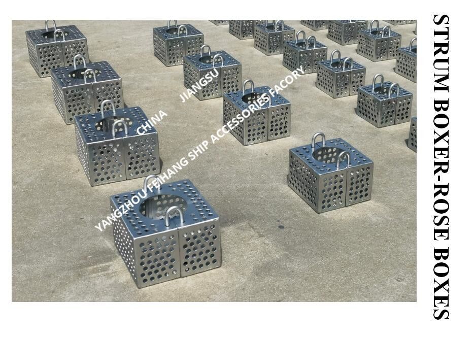 Filtro di acciaio galvanizzato Rose Box per linea di sosta FH-100A JIS F7206 Mesh-10mm