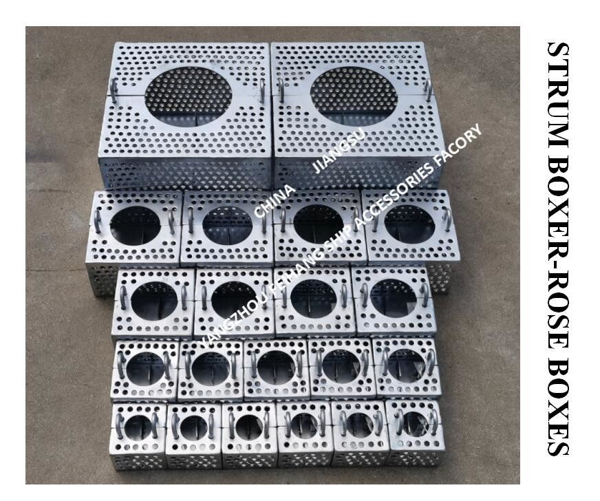 Filtro di acciaio galvanizzato Rose Box per linea di sosta FH-100A JIS F7206 Mesh-10mm