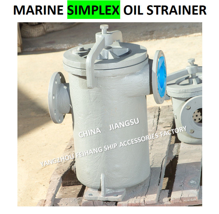 Cina fili di olio semplici e singolo filtro del cesto dell'olio fornitore 5K-125A JIS F7209 corpo - ghisa e filtro - acciaio inossidabile