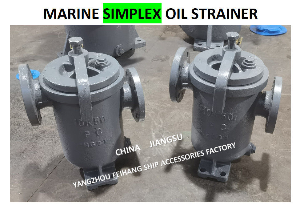Cina fili di olio semplici e singolo filtro del cesto dell'olio fornitore 5K-125A JIS F7209 corpo - ghisa e filtro - acciaio inossidabile