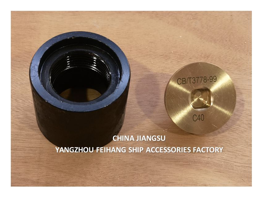 Tappo di sondaggio in acciaio fuso per testa tubo di sondaggio ponte nave C65 CB/T3778 Materiale di grado marino standard industriale