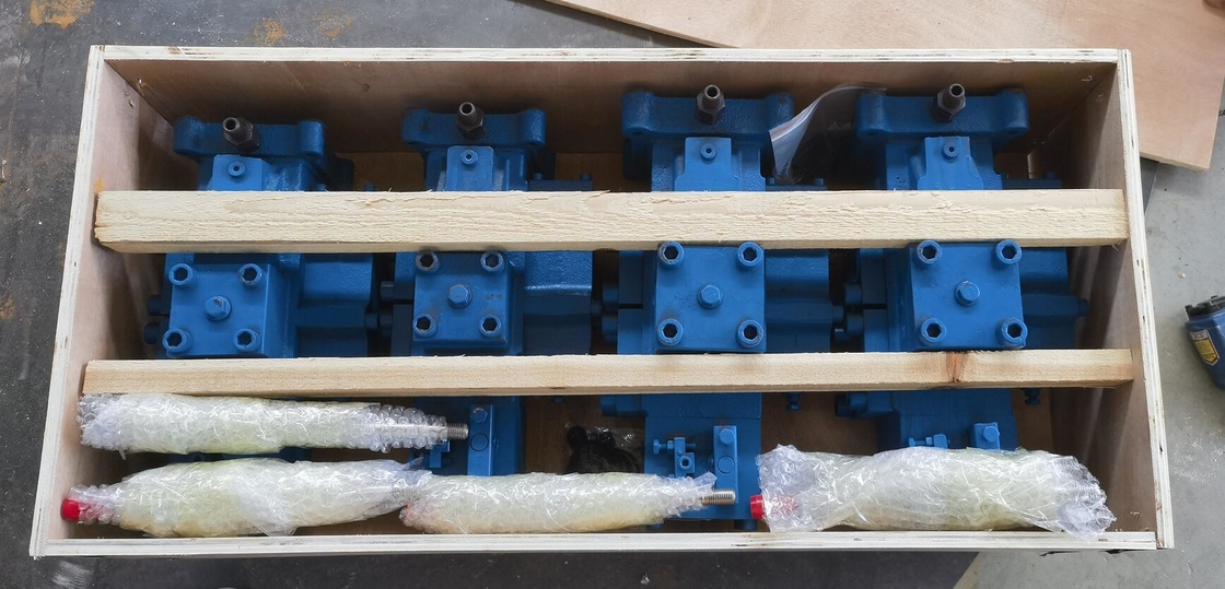 Blocco di valvola di controllo del verricello con porta di ingresso/uscita dimensione 20a-50a in blu e verde per un'efficienza ottimale delle prestazioni operative