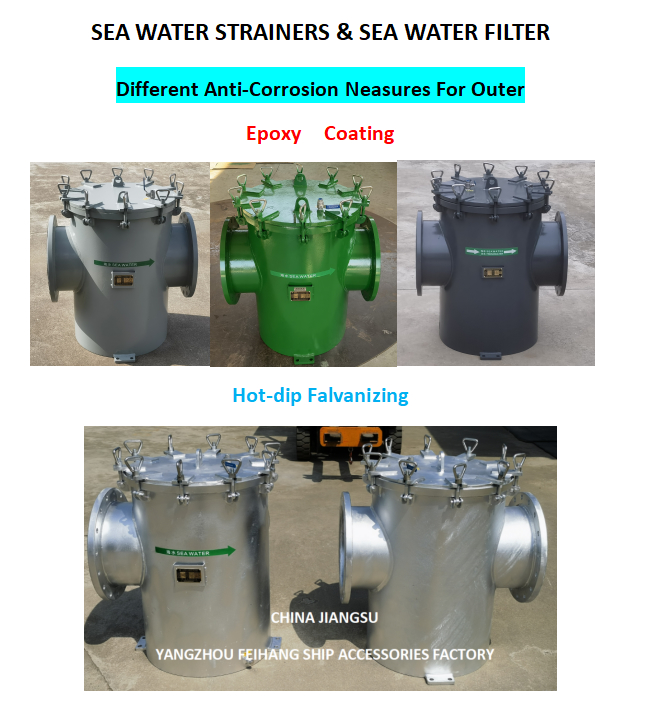 Descrizione del prodotto per filtri per acqua di mare Modello AS300 CB/T497 - Filtro per acqua grezza AS300 CB/T497