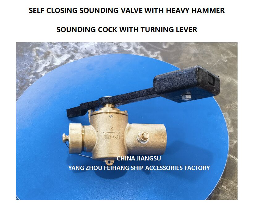 VALVOLA AUT chiudente PER SONDA FH-40A CB/T3778-99 RUBINETTO PER SONDA ESTREMITÀ FILETTATE Materiale - Rame