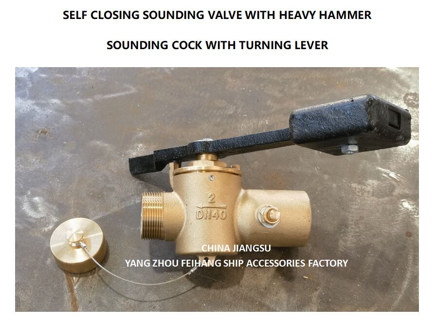 VALVOLA AUT chiudente PER SONDA FH-40A CB/T3778-99 RUBINETTO PER SONDA ESTREMITÀ FILETTATE Materiale - Rame