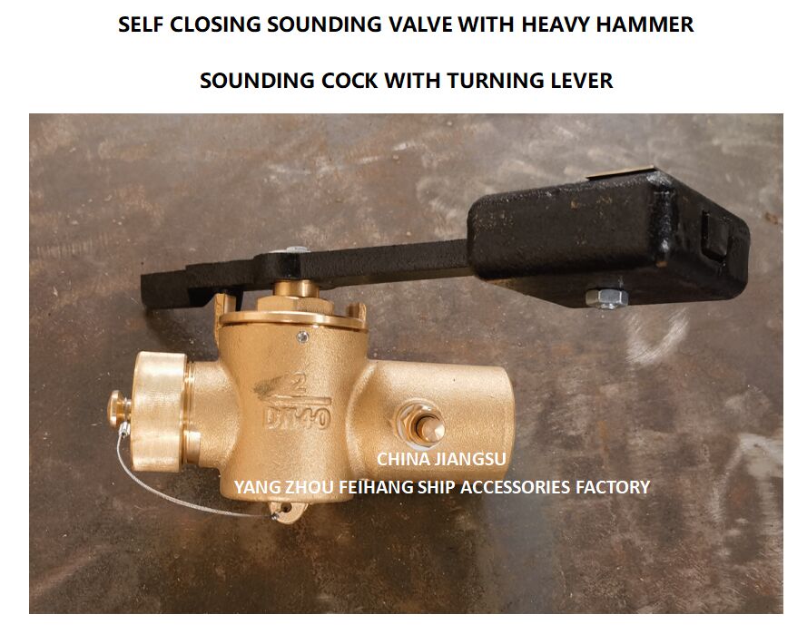 VALVOLA AUT chiudente PER SONDA MODELLO FH-40A CB/T3778 Per Tubo di Sonda PN2.5 Materiale - Rame con estremità filettata interna BSP e asta rotante a 360°