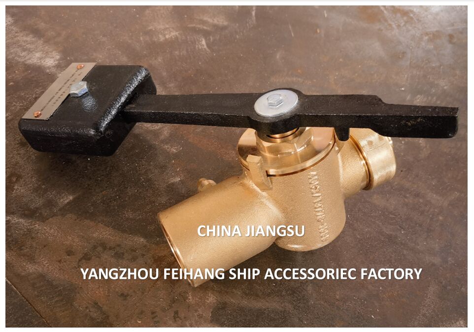VALVOLA AUT chiudente PER SONDA FH-40A CB/T3778-99 RUBINETTO PER SONDA ESTREMITÀ FILETTATE Materiale - Rame