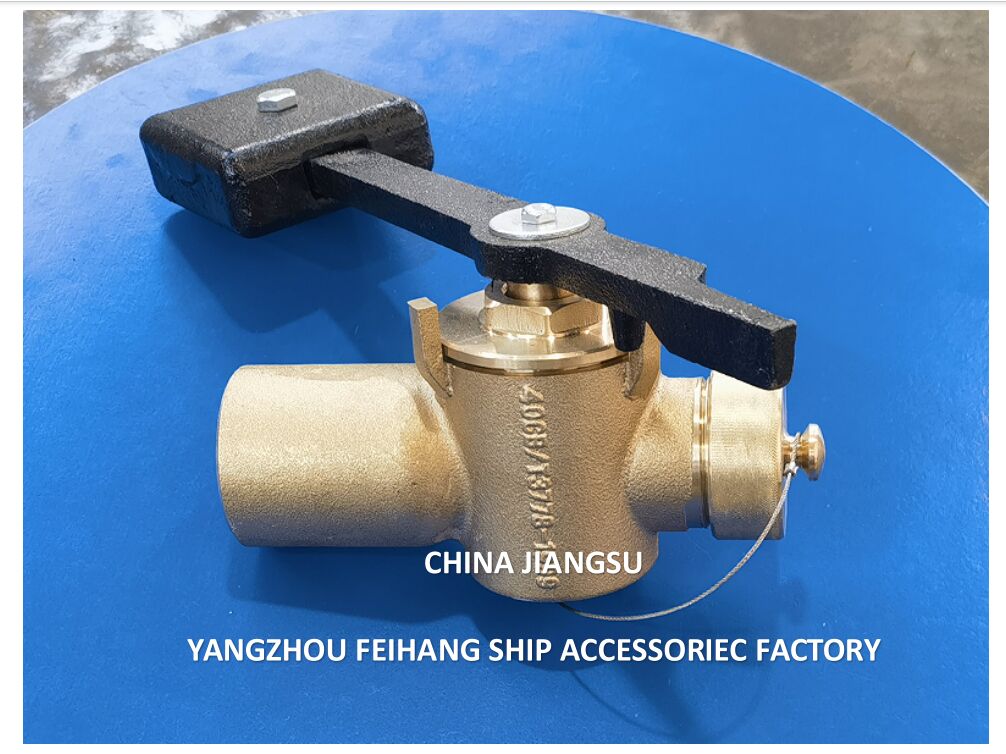 VALVOLA AUT chiudente PER SONDA MODELLO FH-40A CB/T3778 Per Tubo di Sonda PN2.5 Materiale - Rame con estremità filettata interna BSP e asta rotante a 360°