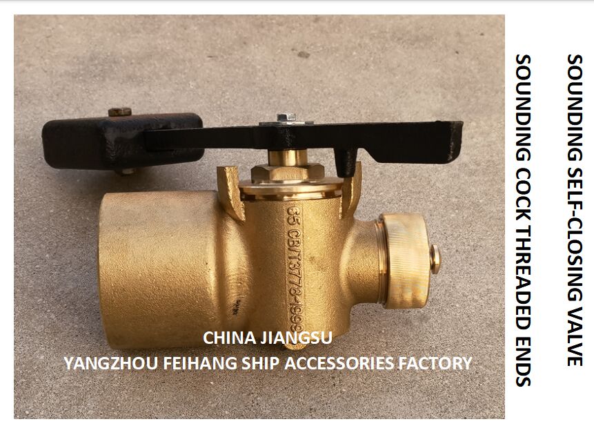 DN65 CB/T3778-99 SONDING COCK FINDINGS & SOUNDING SELF-CLOSING VALVE per tubo di sonorizzazione
