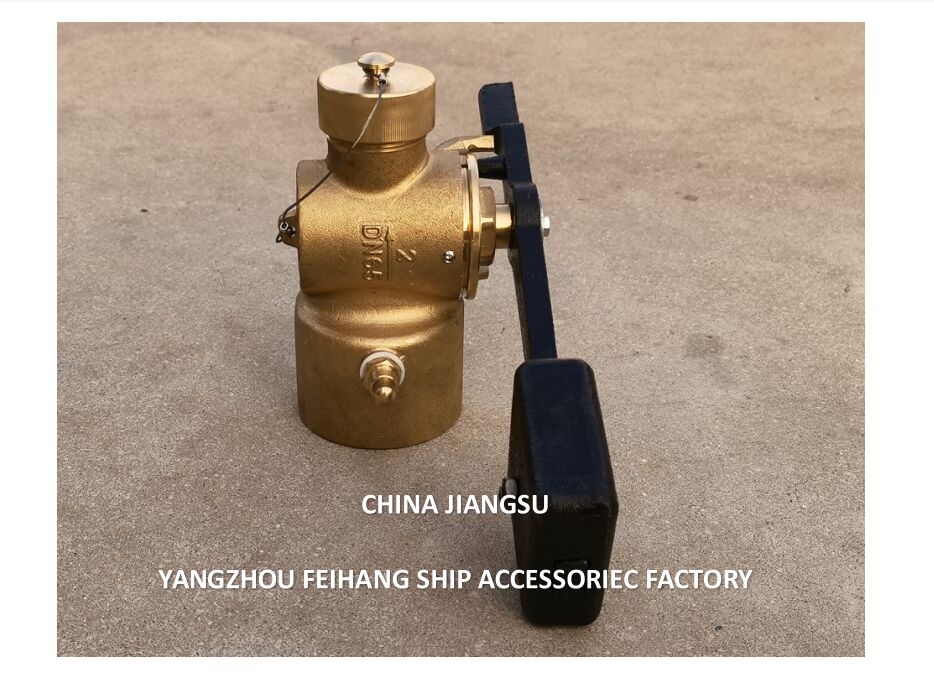 Valvola di profondità di chiusura automatica in bronzo Fh-65a Cb/T3778-99 Sounder con fine del filo interno Bsp e canna rotante a 360°.