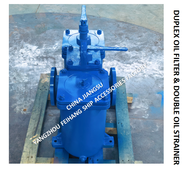 Parameter drawing For Duplex Oil Strainers FH16100 CBT425& Double Oil Filter Model-FH-AS100 CBT425，PN1,OD-220mm，PCD-180mm,Bolt-8-18mm