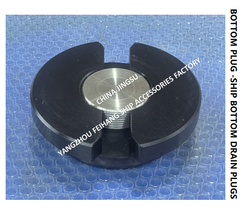 MARINE BOTTOM PLUG A52*2 FOR WATER TANK WITH ROLLED STL HOUSING,STAINLESS STEEL PLUG,NEOPRENE UBBER