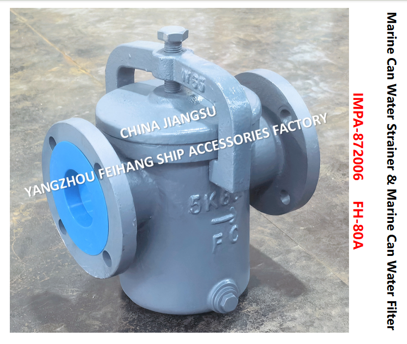 Component For FH-5K-80A Can Water Strainer  & FH-10K-80A Can Water Filter Cast iron body, stainless steel filter element